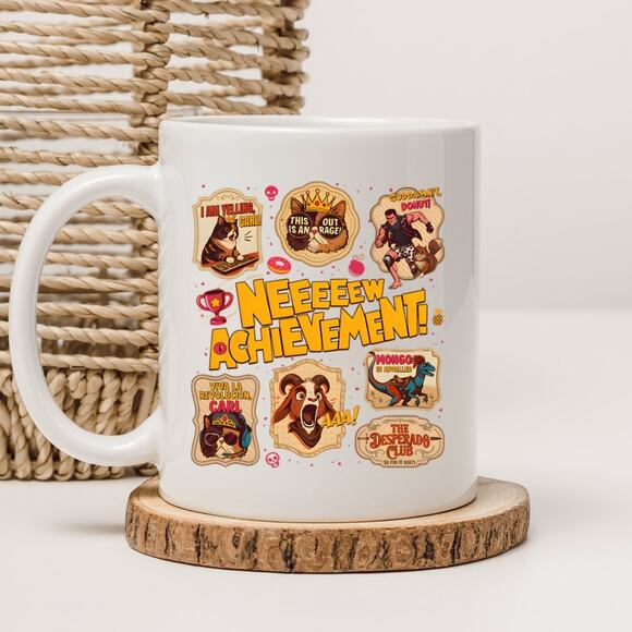 No brand Other - Dungeon Crawler Carl 15 oz Mug Coffee Cup New Achievement Funny Novel Book 13